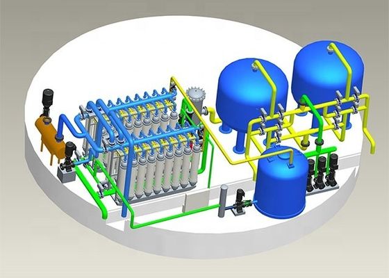 PVDF Cylindrical Cartridge UPVC Ultrafiltration Membrane